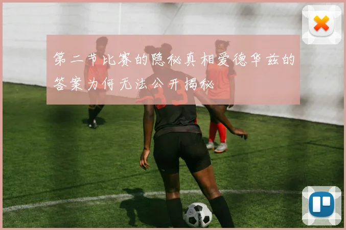 第二节比赛的隐秘真相爱德华兹的答案为何无法公开揭秘